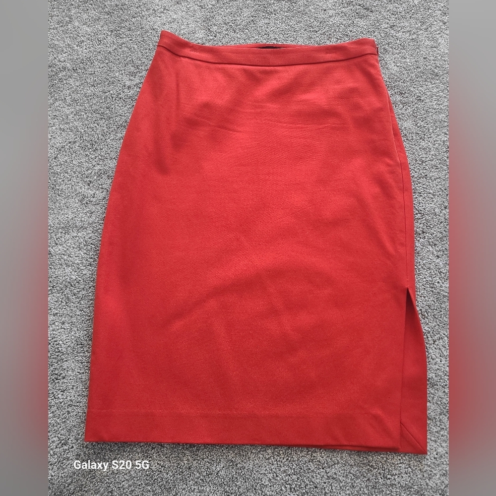 Banana Republic Red Pencil Skirt